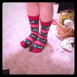 Christmas Toe Socks