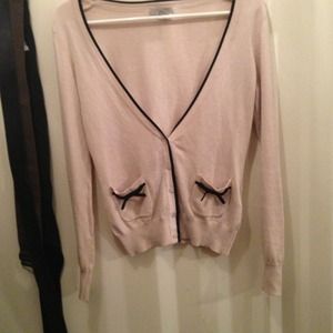 H&M Bow Cardigan