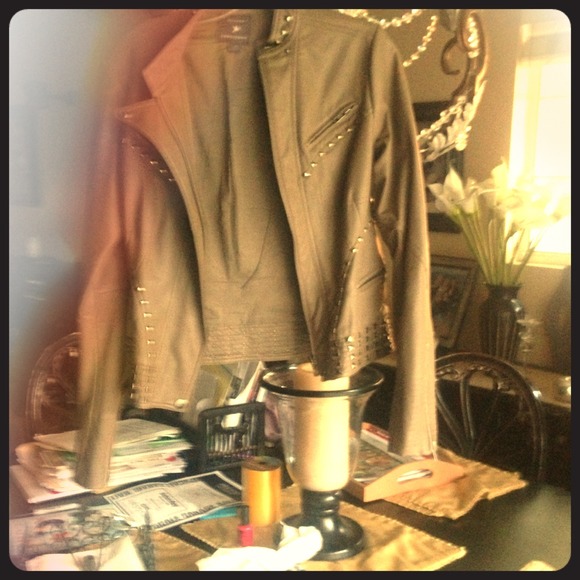 Leather jacket reserved😀😀