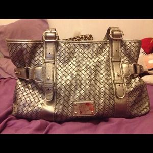 Silver Nine West handbag