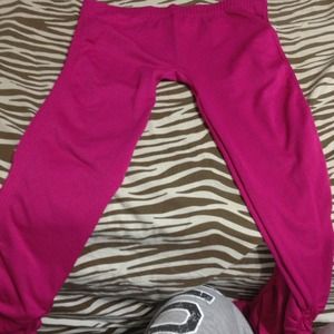 Pink leggings