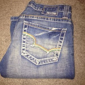 Big Star 'Casey' low-rise bootleg jeans