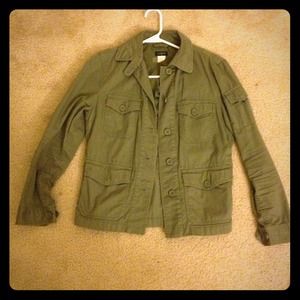 J. Crew military style chic jacket
