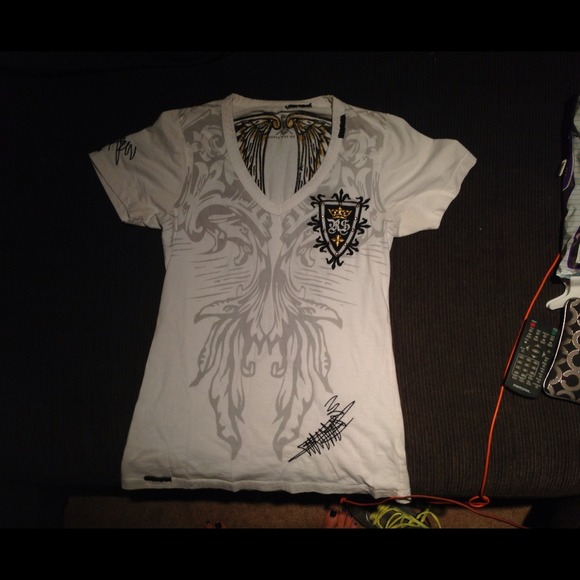TRADED TO PINKROCKER: Rebel Spirit: angle wing tee