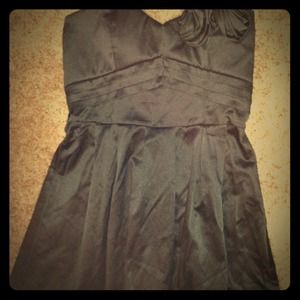 Black bridesmaid dress