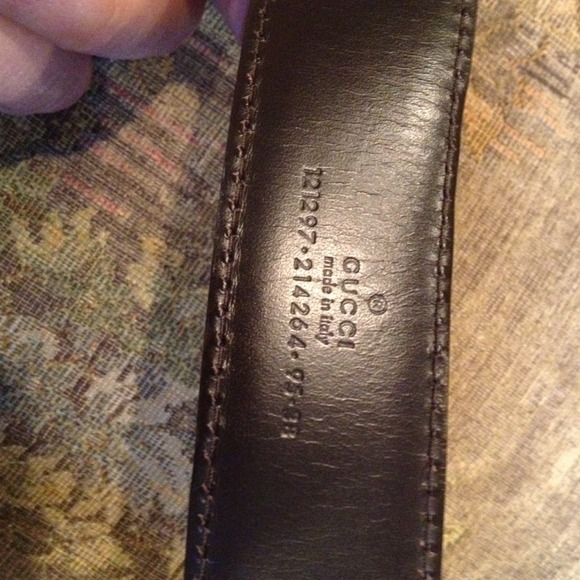Mens GUCCI Belt Size 38.  $200 - Picture 2 of 3