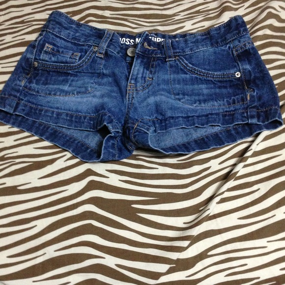 Blue jean shorts