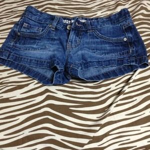 Blue jean shorts