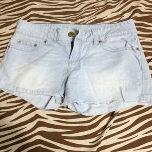 Blue jean shorts