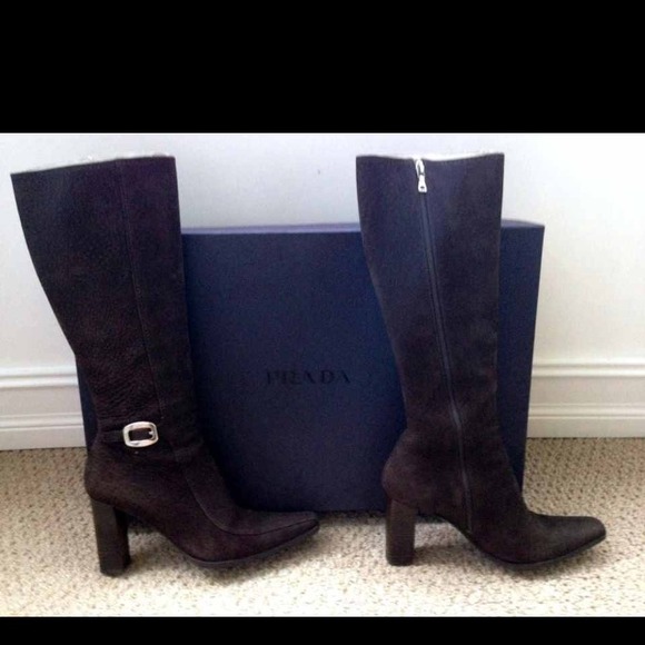 Brown Prada boots!!!