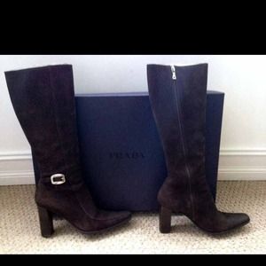 Brown Prada boots!!!