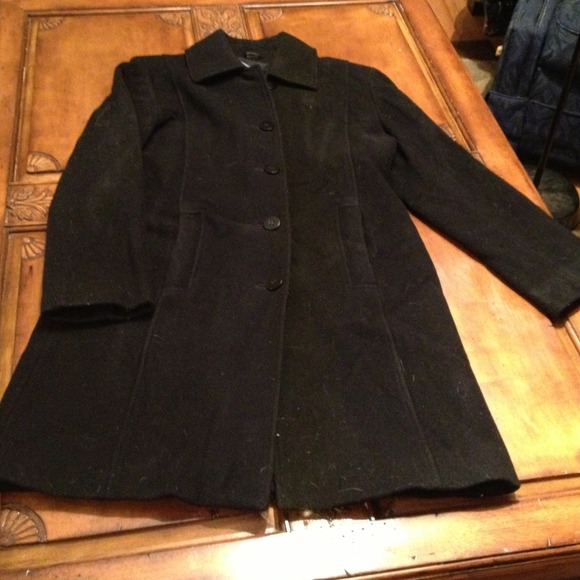 Black pea coat