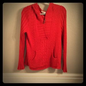 Chunky Burnt Orange Sweater