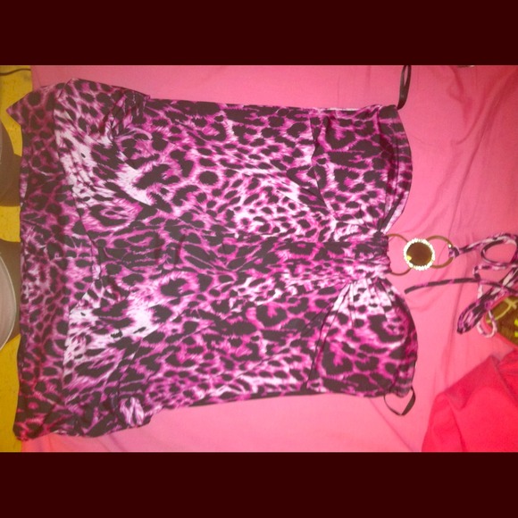 Debs cheetah print top