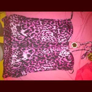 Debs cheetah print top