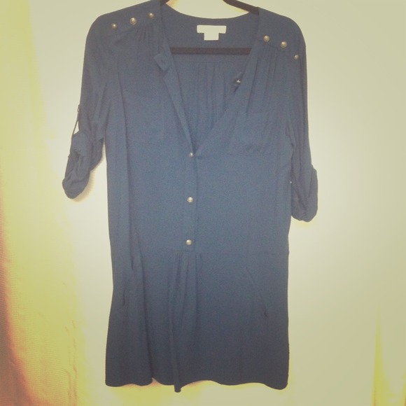 💢SOLD💢  Military Shirtdress- URBAN OUTFITTERS
