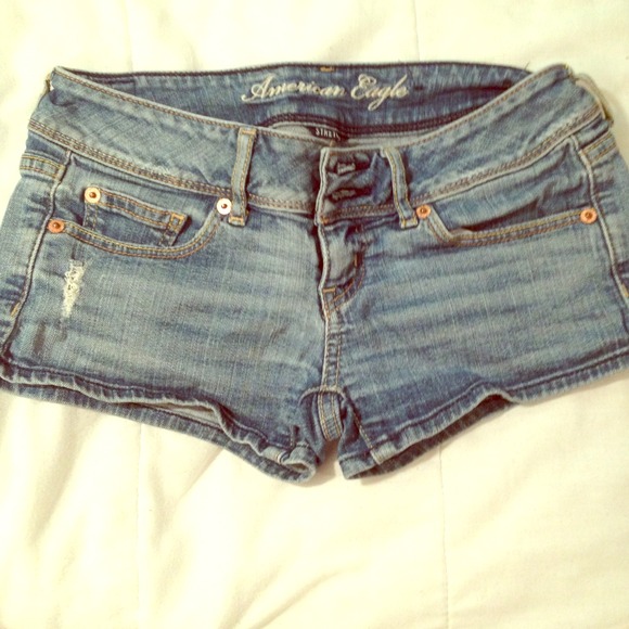 Denim shorts