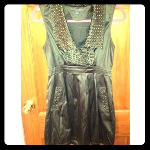 Studded Green Dress