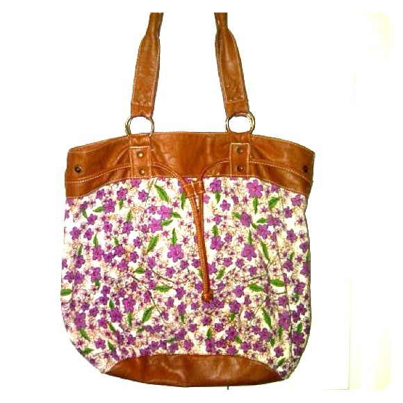Floral hand bag