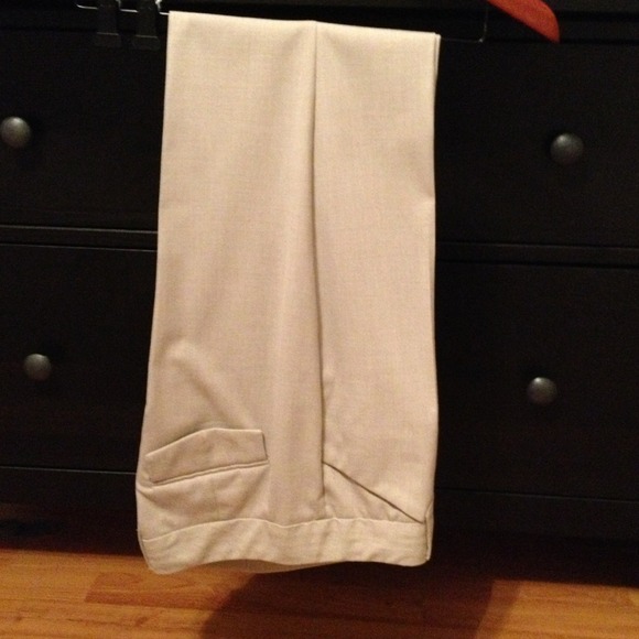 Beige Express Editor Pants