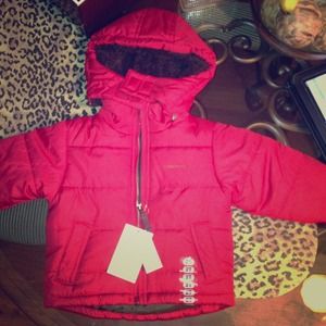 Toddler 2t red puff jacket