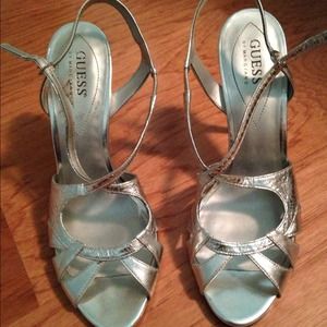 Guess Silver heels