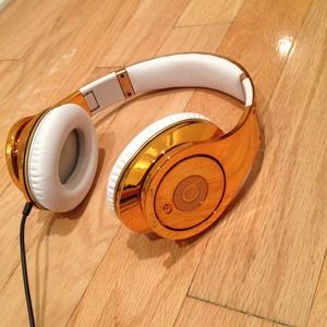 Gold beats by dr. Dre studios