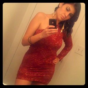 Sold!!!!! Magenta/Gold Cute going out dress!