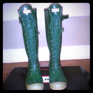 Green Hunter Rain boots