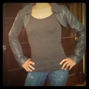 Arden B Jackets & Blazers - Arden B Lambs Leather Shrug - BNWT Arden B Jackets & Blazers - Arden B Lambs Leather Shrug - BNWT