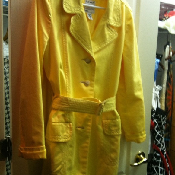 Old Navy Jackets & Blazers - Old navy yellow rain coat ☔☔