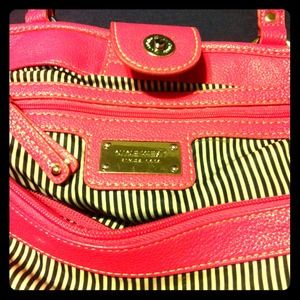 Nine West Hot Pink Quilted Handbag