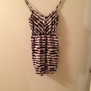 Cute summer dress, brown and nude colors