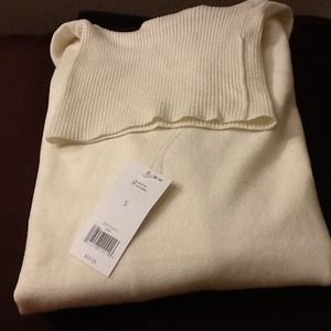 BR silk/cotton blend turtleneck sweater