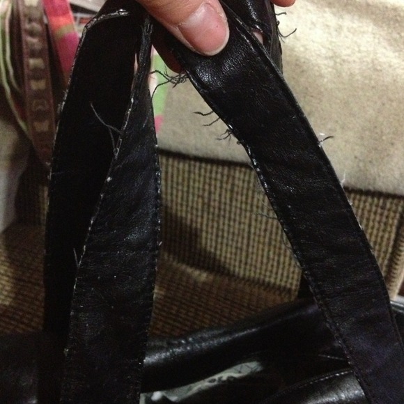 Distressed black Volcom purse. - Picture 2 of 4