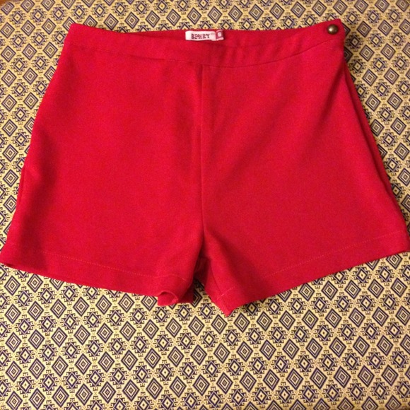 Red shorts