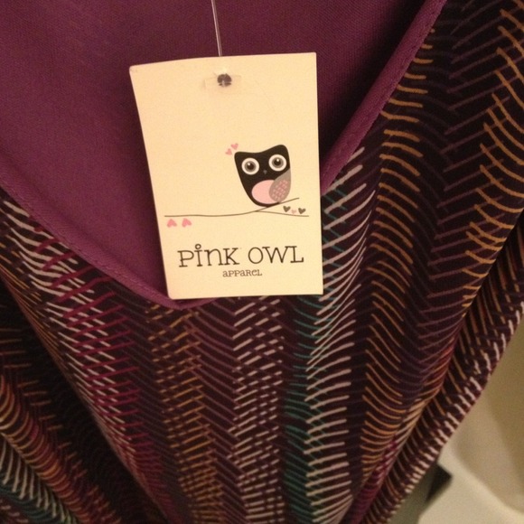 NWT Pink Owl Dress - Picture 2 of 3
