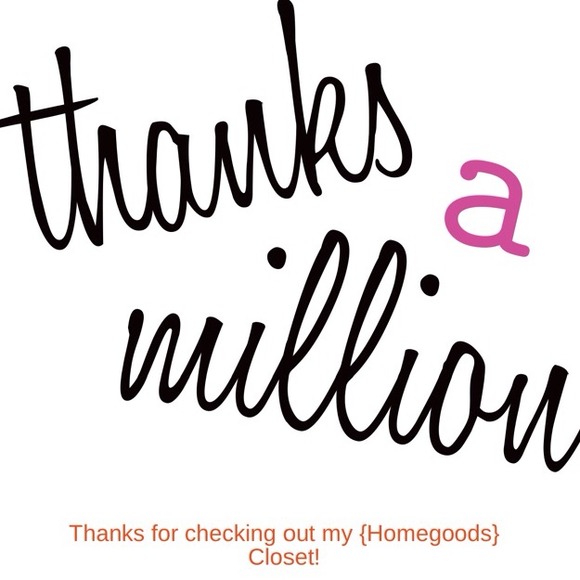 {Homegoods Sale} [end]