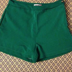 Green shorts