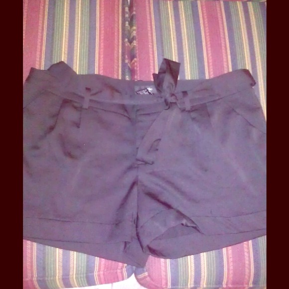 Black dress shorts