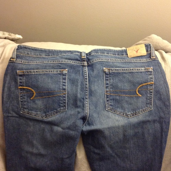 SOLD IN BUNDLE Am Eagle stretch fit jeans size 12 - Picture 3 of 4