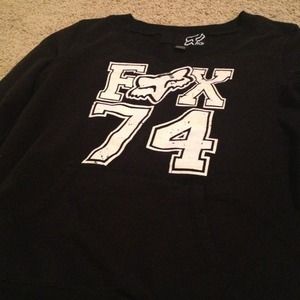 Fox Racing V-Neck Sweatshirt Pullover