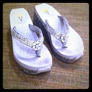 -SOLD-Volatile Snake print and Rhinestones