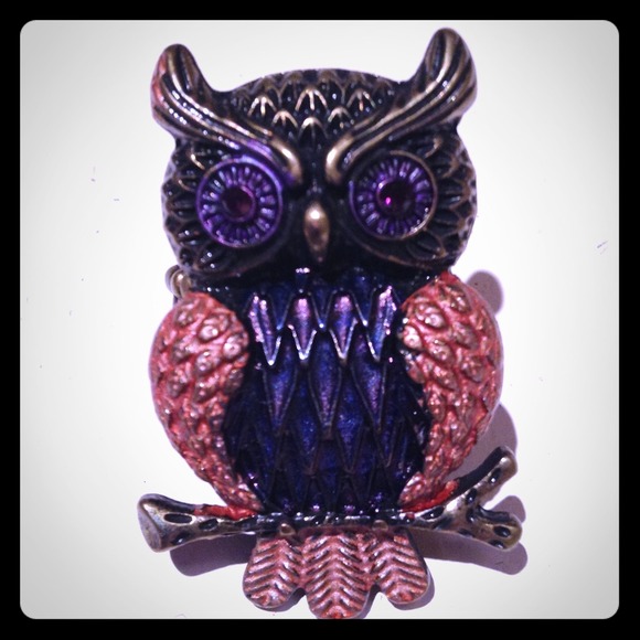 Owl Stretchable Ring