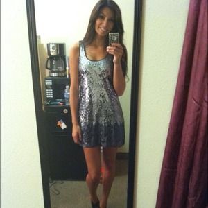 Express Ombré Sequin dress