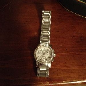 SOLD!!   Bulova watch with diamond crust