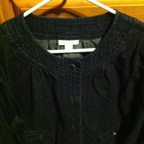 Charter Club dark denim jacket - Picture 2 of 2