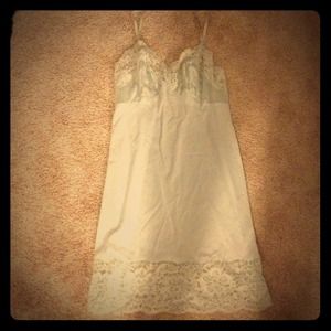 Vintage baby-blue lingerie