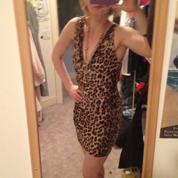 Forever 21 leopard print dress - Picture 4 of 4