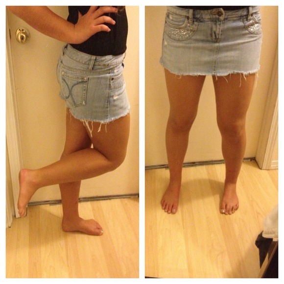 Short Denim Skirt